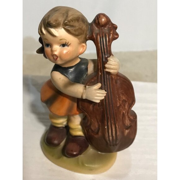 Vintage Napcoware Girl with Cello Childrens Band C7654 Made in Japan - Picture 5 of 5